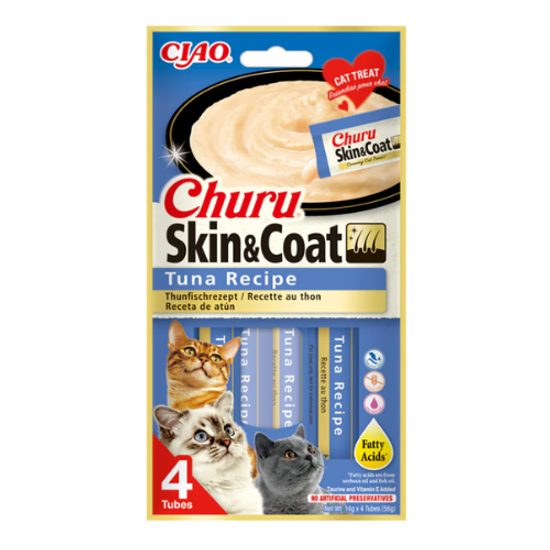 Churu Cat Skin&Coat Tuna Recipe 4x14g