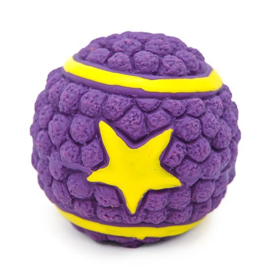 Reedog pelota estrella, juguete chirriante de látex