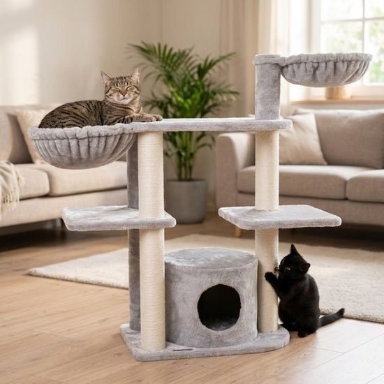 Flamingo škrábací strom Fenway Grey