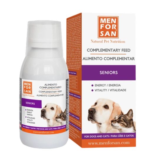 Menforsan Seniors pro starší psy a kočky, 120 ml