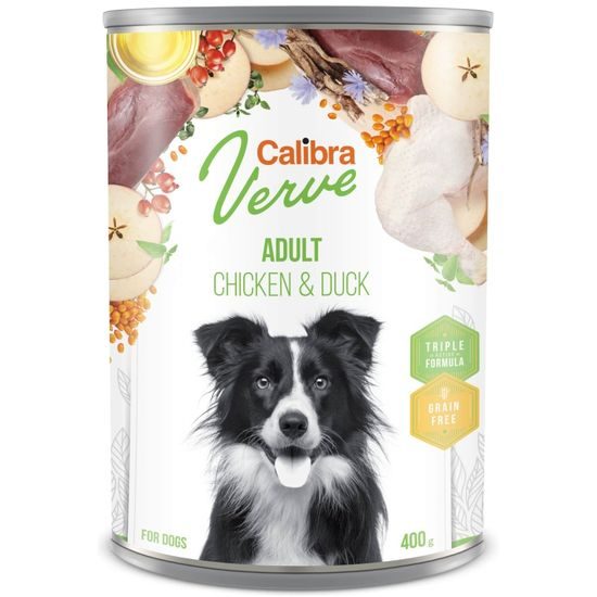 Calibra Dog Verve Dose GF Adult Chicken & Duck 400 g