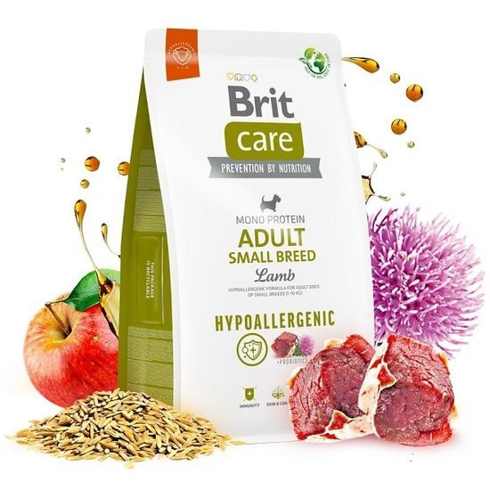 Brit Care Dog Hypoallergenic Adult Small Breed Lamb 7 kg