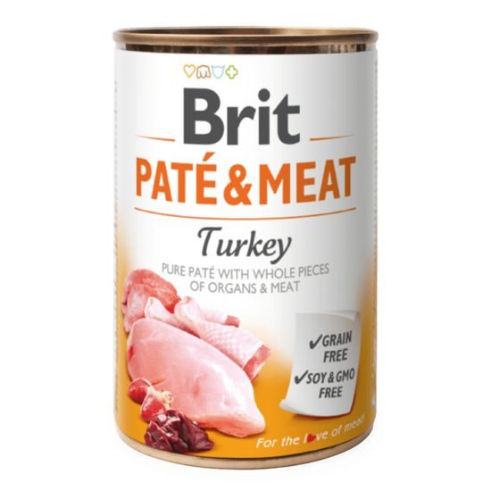 Brit Dose Paté & Meat Turkey 400 g