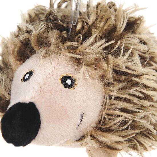 Reedog plush squeaky hedgehog toy, 6,5 cm