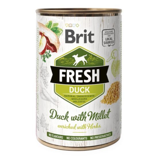 Brit Fresh Dog Dose Duck with Millet 400 g