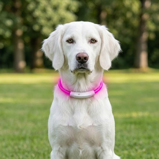 Collar luminoso Reedog Full Light USB recargable para perros y gatos