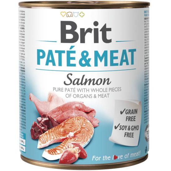 Brit lata Paté & Meat Salmón 800 g