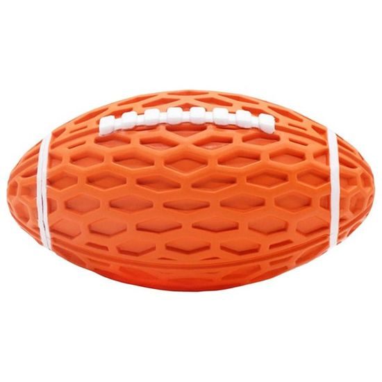Reedog Rugby ball, rubber squeaky toy