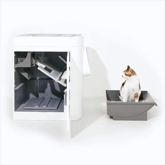 LavvieBot automatische selbstreinigende Toilette für Katzen