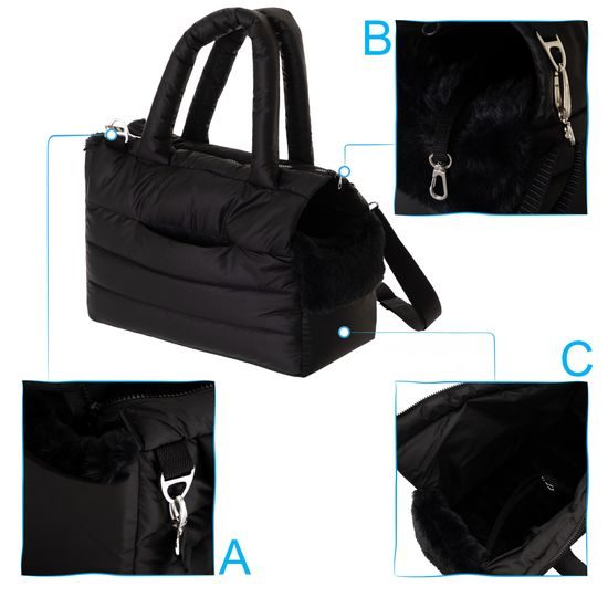 Reedog Tasche Fluffy Ride schwarz