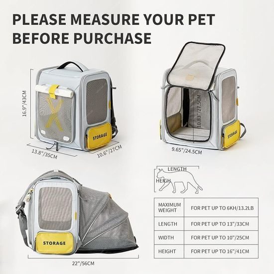 Petkit Backpack Breezy XZone - grey