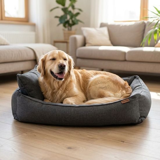 Reedog pelíšek Twice tmavě šedý