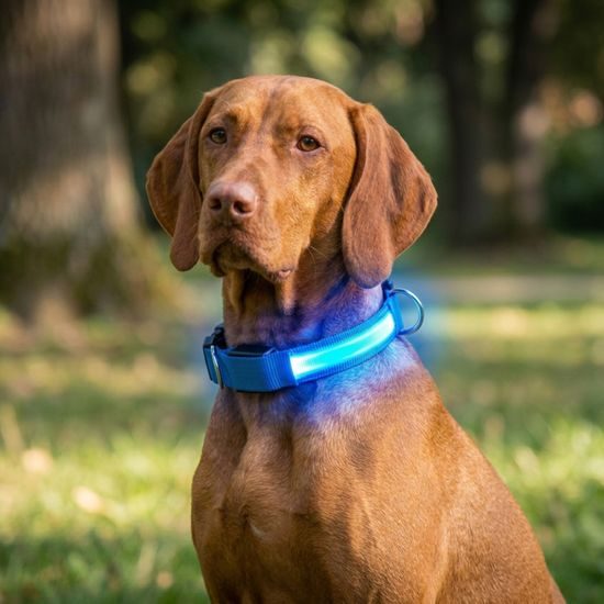 Collar luminoso Reedog Colour para perros pequeños, medianos y grandes