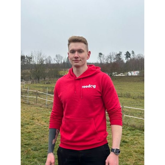 Reedog mikina červená "Ocásek"
