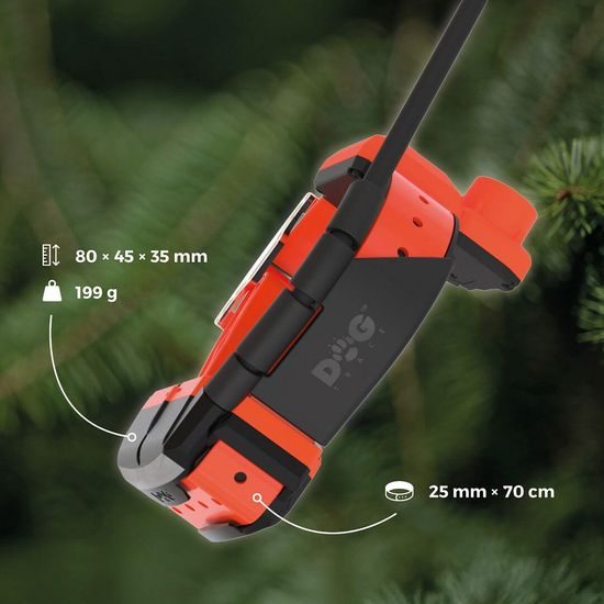 GPS obojek pro psa s VÝCVIKOVÝM MODULEM a ZVUKOVÝM LOKÁTOREM DOG GPS X40TB