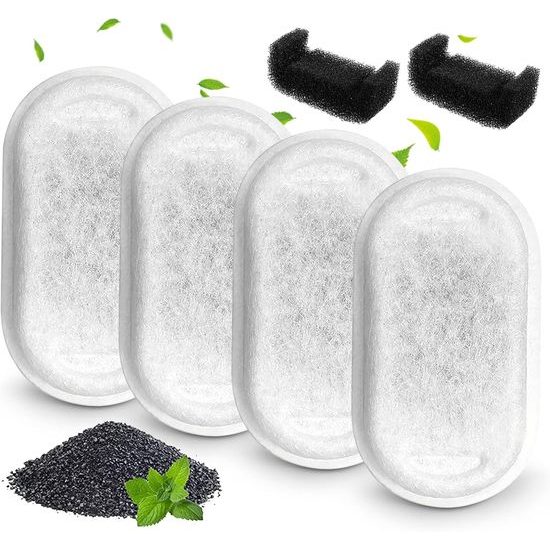 Petwant Filter für Trinkbrunnen PWS 105, 109, 117, 118 - 4 Stück