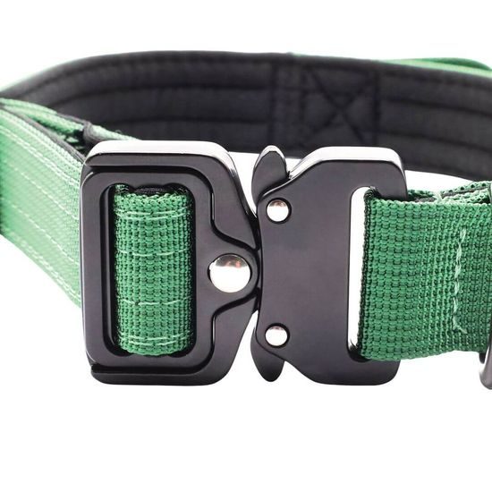Dogtrace K9 taktisches Hundehalsband mit Griff, grün