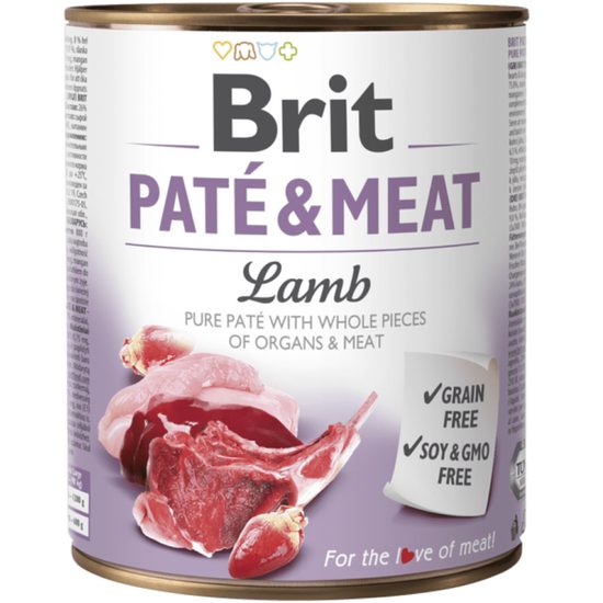 Brit Dose Paté & Meat Lamb 800 g