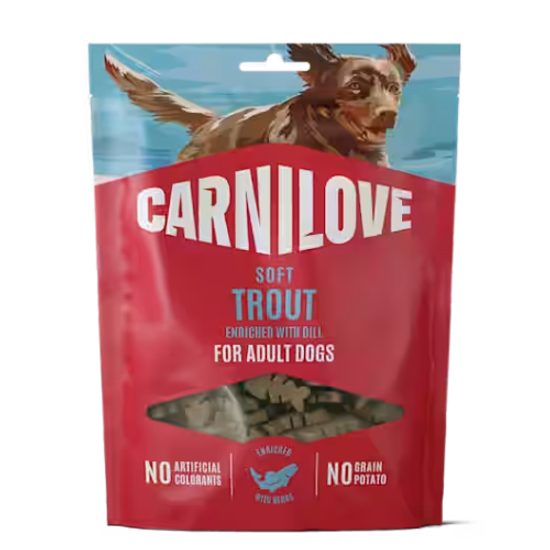 Carnilove Dog Soft Snack Trout & Dill 200g