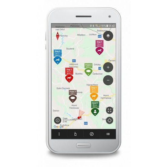 Műholdas GPS nyomkövető DOG GPS X30 - kiképző modul nélkül