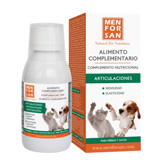 Menforsan Nahrungsergänzungsmittel für gesunde Gelenke von Hunden und Katzen, 120 ml