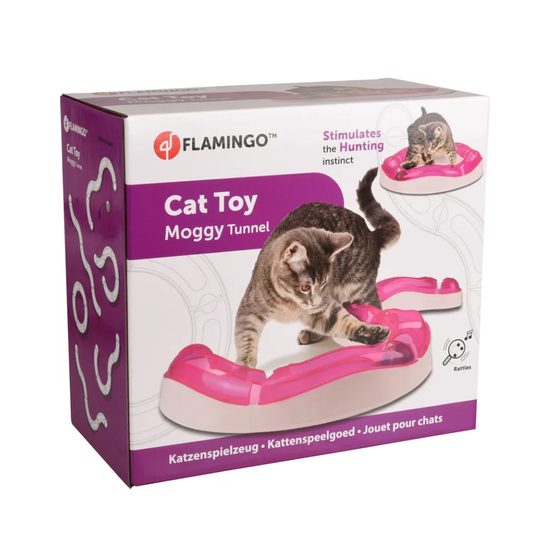 Flamingo Moggy Cat Roller Coaster