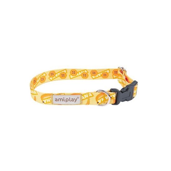Amiplay nastaviteľný obojok BeHappy Banana