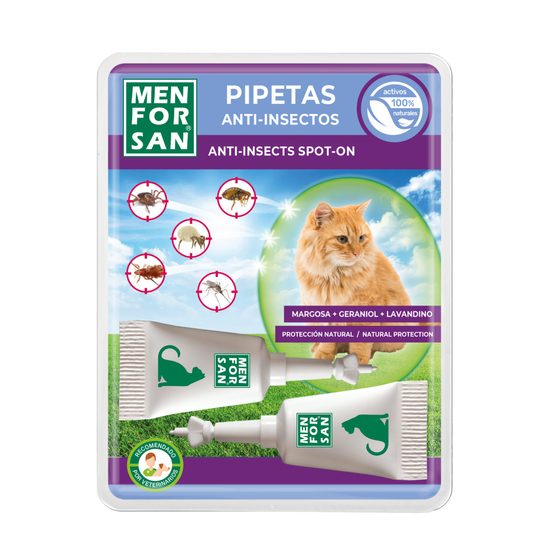 Menforsan antiparasitäre Pipetten für Katzen 2 x 1,5ml