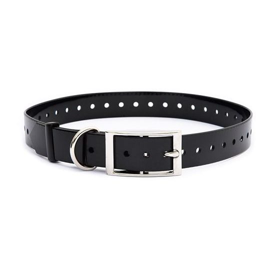 Dogtrace Kunststoffhalsband mit Öse, schwarz, 25 x 55 cm