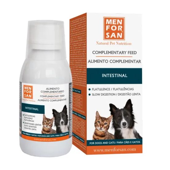 Menforsan Intestinal pro zdravá střeva psů a koček, 120 ml