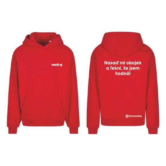 Reedog mikina červená "Obojek"