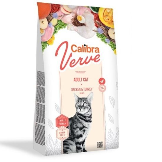 Termin ważności 17.2. 2026: Calibra Cat Verve GF Adult Chicken & Turkey 3,5 kg