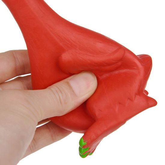 Reedog pískající kachna červený latex