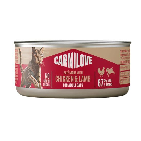 Carnilove Cat Can Paté Chicken & Lamb 100 g