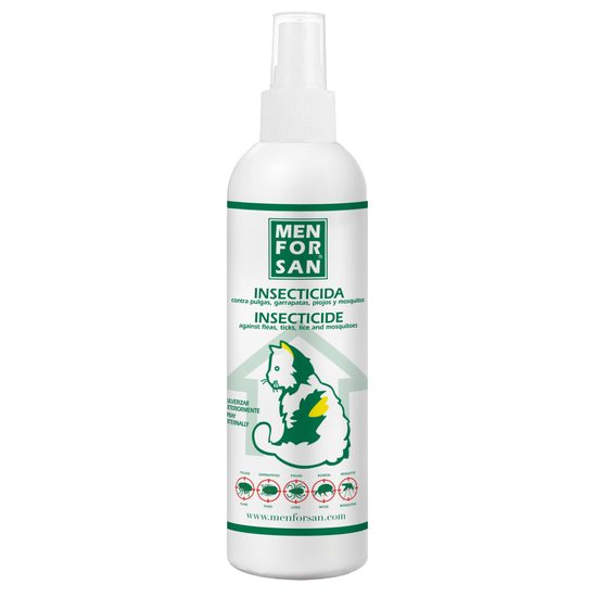Menforsan spray antiparasitario contra pulgas y garrapatas para gatos 250ml