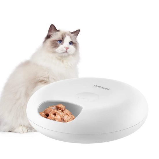 Petwant F13 Automatischer Futterspender für 6 Portionen