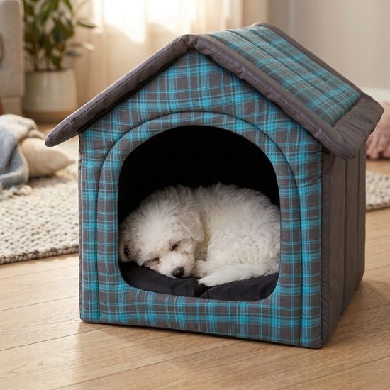 Caseta para perro Reedog Grey Strips