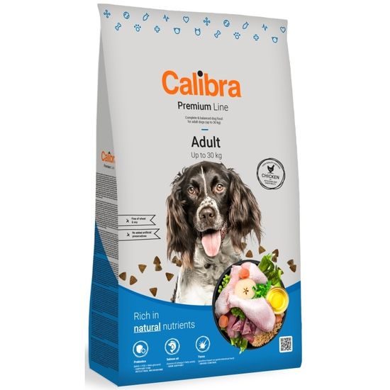 Termin ważności 20.6. 2026: Calibra Dog Premium Line Adult 3 kg