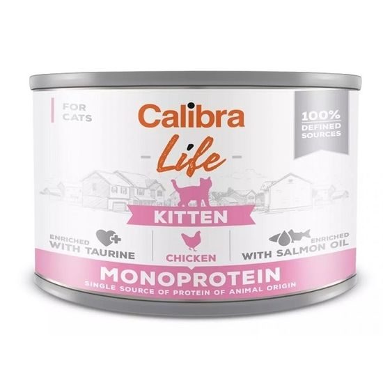 Calibra Cat Life Dose Kitten Chicken Monoprotein 200 g