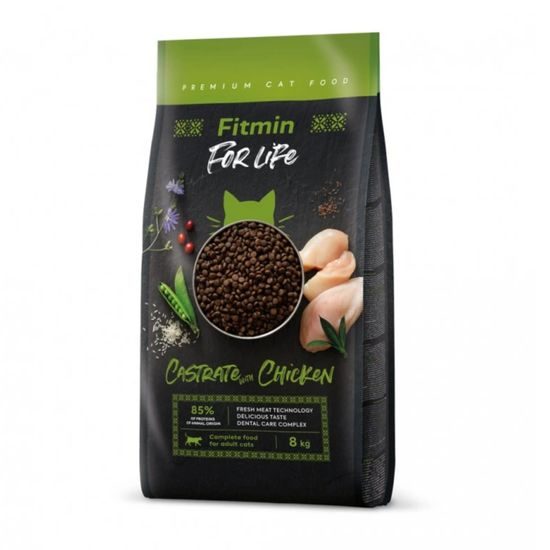 Fitmin Cat For Life Castrate Chicken 8 kg