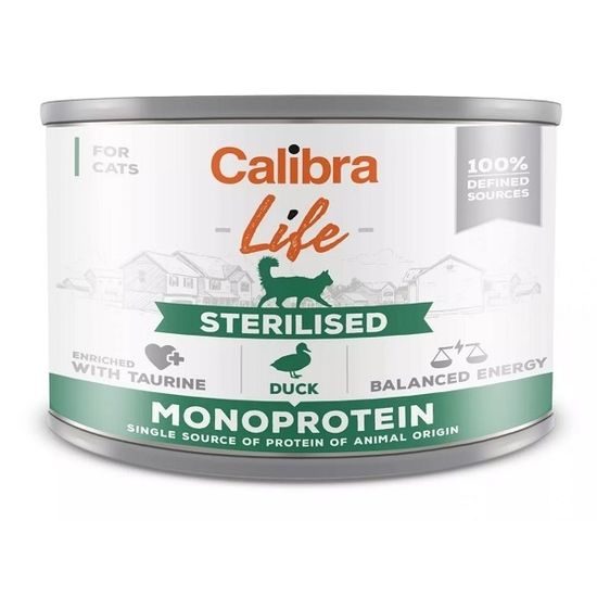 Calibra Cat Life Dose Sterilised Duck Monoprotein 200 g