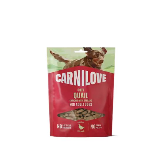 Carnilove Dog Soft Snack Quail & Oregano 200g