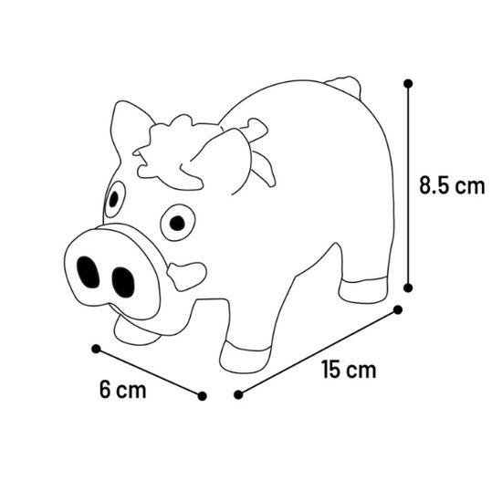 Pfeifendes Latexspielzeug Wildschwein Flamingo