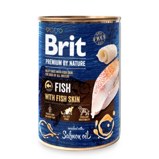 Brit konzerva Premium by Nature Pescado & Piel de Pescado 800 g
