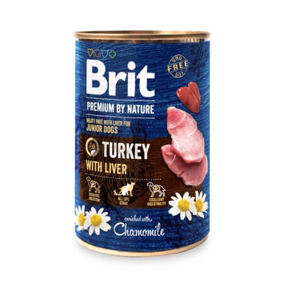 Brit lata Premium by Nature Pavo & Hígado 800 g