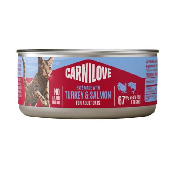 Carnilove Cat Can Paté Turkey & Salmon 100 g