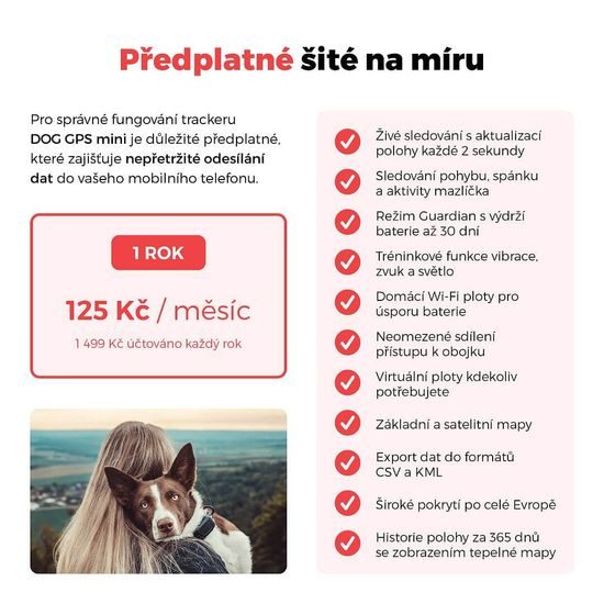 Dogtrace Tracker pro psy DOG GPS ultra