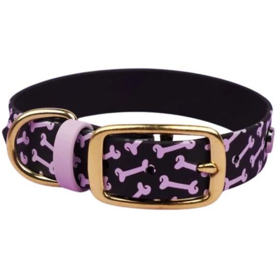 Collar Bura negro con huesitos