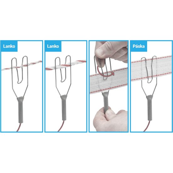 Kabel připojovací pro elektrický ohradník - 100 cm