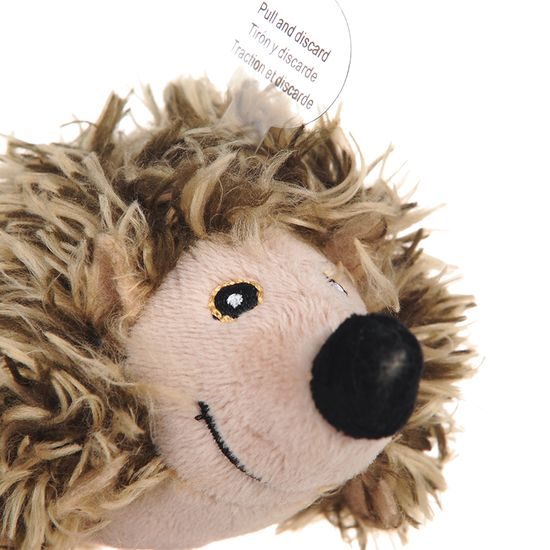 Reedog plush squeaky hedgehog toy, 6,5 cm